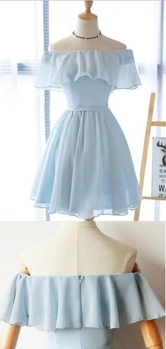 School Event Dress, Wedding Simple, Blue Homecoming Dresses, Wedding Blue, Light Blue Dresses, Short Homecoming Dress, Short Prom Dress, Short Bridesmaid Dresses, Homecoming Dresses Short