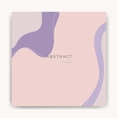 an abstract pink and purple background with the word abstract written in white on top of it