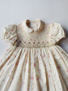 English Smocking, Baby Special Occasion Dress, Quilt Collection, Baby Robes