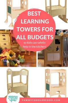 the best learning towers for all budget children's toys in the kitchen and playroom