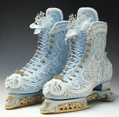 Whimsical Shoes, Fairy Shoes, Ice Skates, Fairytale Dress, Art Community, Fantasy Dress, Gorgeous Shoes, Crazy Shoes