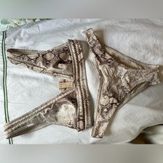 Originally $275 Zimmerman Size 2 (Us 6-8) Swim Suits, Snake Skin, Womens Swim, Size 2, Swimming, Size 6, Cream, Women Shopping, Color