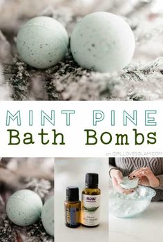 Mint Pine Masculine Bath Bombs - Girl Loves Glam Natural Beauty Treatments, Bath Melts, Bath Recipes, Diy Lotion, Diy Kosmetik, Bath Bomb Recipes, Diy Skincare, Homemade Bath Products, Bath And Body Care