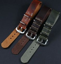 Gift for Man, Handmade leather One-Piece watch strap band

Leather watch band is durable and stylish made from luxury Italian leather from the Badalassi Carlo factory.
The watch strap has a pleasant smell of natural leather.
The strap will eventually become covered with patina, darken and become even more beautiful.

This leather is produced by one of the oldest leather producers in Italy.
No one has ever been disappointed with a product made of this leather. Nato Strap Watches, Handmade Leather Bracelets, Leather Watch Band, Band Pictures, Leather Watch Bands, Handmade Leather, Natural Leather, Watch Strap, Watch Band