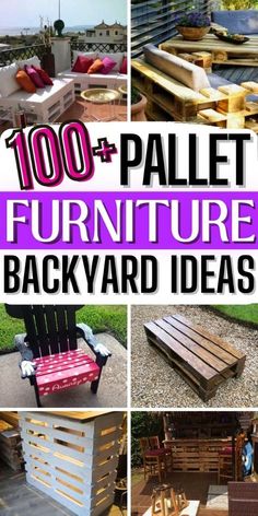 pallet furniture and backyard ideas