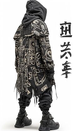 Man Rock Outfit, Cool Outfits For Men Classy, Anarchist Aesthetic Fashion, Afro Futuristic Fashion, Modern Rockstar Outfit Men, Techwear Fashion Men, Cybergoth Men, Cool Clothes For Men, Futuristic Clothing Men