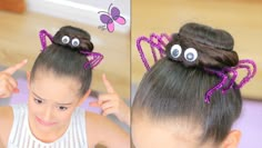 Spider Hairstyle for Halloween | ChikasChicEng - YouTube Spider Hairstyle, Crazy Hair For Kids, Spider Hair, Easter Hairstyles For Kids, Wacky Hair Days, Wacky Hair, Crazy Hair Day At School, Easter Hair Bow