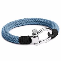 Adjustable Blue Nautical Bracelets, Adjustable Blue Nautical Bracelet, Omega Bracelet, Paracord Diy, Mens Bracelets, Everyday Bracelet, Men's Bracelets, Men Bracelet, Bracelet Men