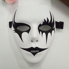 Halloween Party Hip-hop Devil Mask Halloween Party Accessories, Creepy Masks, Devil Mask, Clown Horror, Mask Dance, Horror Masks, Female Mask