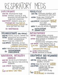 Types of Respiratory Medications Respiratory Medications, Respiratory Therapist Student, Esophageal Varices, Public Health Nurse, Respiratory Therapy, Respiratory Therapist, Seasonal Allergies, Pharmacology