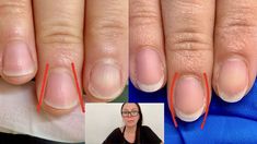 Natural Nail Shapes, Oval Nail, Maquillage Yeux Cut Crease, Wide Nails, How To Grow Nails, Casual Nails