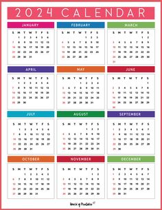 a calendar for the year 2012 and 2013, with colorful lines on it's side