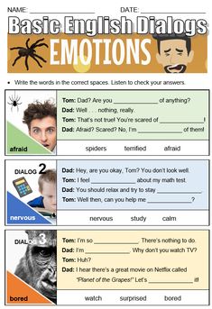 an english worksheet with pictures and words to help students learn how to use them