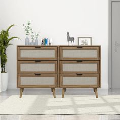 an image of a modern dresser in the living room