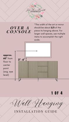 an info sheet showing the different types of furniture