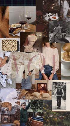 a collage of photos with people, food and wine in them is featured on this page