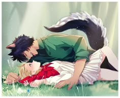 Fantasy Romance Art, Red Riding Hood Art, Materi Bahasa Jepang, Romance Art, Fantasy Creatures Art, Cute Couple Art, Romantic Art