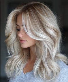 🌟 hairstyles-for-women-over-40: Sophisticated Blonde Hair For Women In Their 40 Look Hairstyles For Women In 40s, 40s Hairstyles, Perfect Blonde Hair, Perfect Blonde, Maintaining Healthy Hair, Fresh Hair, Classic Hairstyles, Texturizer On Natural Hair, Elegant Updo