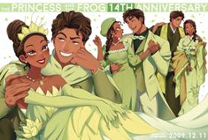 the princess and the frog 14th anniversary poster