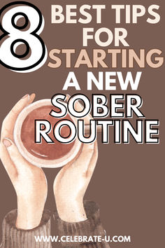 8 best tips for starting a new sober routine Alcoholic Relationships, Alcohol Facts, Alcohol Awareness, Giving Up Drinking, Frozen Lemon, Healthy Advice