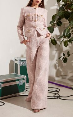 Tweed Outfits, Tweed Fashion, Tweed Outfit, Stile Hijab, Mode Chanel, Woman Suit Fashion, Classy Work Outfits, Tweed Dress, Looks Chic