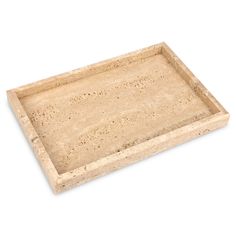 an empty tray with no handles on a white background