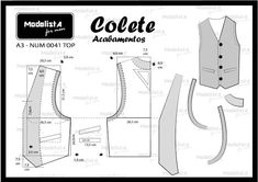 the sewing pattern for an unisex vest