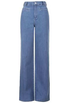 Topshop Moto Miller Flared Jeans. Shop this and 29 other denim pieces that are Coachella-ready. Blue High Waisted Jeans, High Waisted Flare Jeans, Topshop Jeans, Fashion Jeans, High Waisted Flares, Flare Leg Jeans, Kpop Fashion Outfits, Girls Fashion Clothes, Flared Jeans