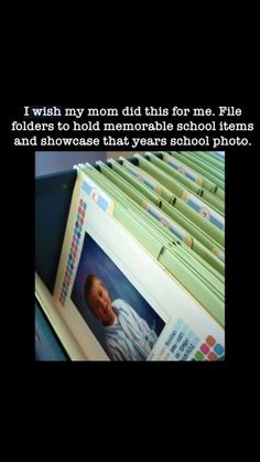 an image of a baby in a file cabinet with the caption'i wish my mom did this for me e - mail