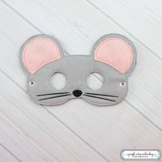 *Please read entire listing* These masks are great for Halloween, party favors, or just to pretend play around the house!!  *Mask Information* This listing is for 1 (one) Mouse Mask.  Comes with rivets attached, to make it a little more durable. Comes with round elastic cord cut to roughly 16-20 inches long, so you can cut the elastic to fit more comfortably on your child. Masks are roughly 5x7, depending on the design ordered. Please note: Most of the designs can fit a child up to 10. However, will vary between child and design.  Looking for adult sizes? Please personally contact me and ask if this design is available in adult size. Not all designs have that availability, but a lot haven't been listed yet. I'd love to help you out! May contain parts that are choking hazards. Do not let ch Paper Masks For Kids Nose, Mouse Mask For Kids, Rat Masquerade Mask, Paper Mache Rat Mask, Mouse Mask, Mouse Costume, Felt Mask, Costume Mask, Pretend Play