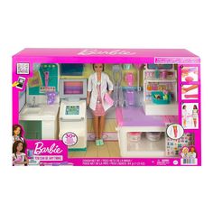 the barbie kitchen playset is in its box