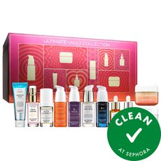 A limited-edition set featuring all of Sunday Riley’s bestselling products for a complete day and night routine.Skin Type: Normal, Dry, Combination, and Oily Skincare Concerns: Fine Lines and Wrinkles, Dullness, and Loss of Firmness and Elasticity Ingredient Callouts: Free of parabens, formaldehydes, formaldehyde-releasing agents, phthalates, mineral oil, retinyl palmitate, oxybenzone, coal tar, hydroquinone, sulfates SLS & SLES, triclocarban, triclosan, and contains less than one percent synthetic fragrance. It is also vegan, gluten-free, cruelty-free, and comes in recyclable packaging.What Else You Need to Know: This set includes 11 of Sunday Riley’s bestselling products for a full Sunday Riley, Good Genes, Makeup Gift Sets, Oily Skin Care, Cruelty Free Skin Care, Moisturizing Serum, The Vault, Skincare Set, Dull Skin