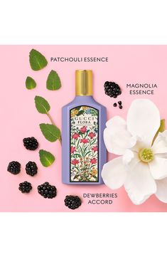 What it is: A fragrance featuring a unique bouquet full of joyful floral strength that reminds you to trust yourself and free your fantasies.Fragrance story: An invitation to free your fantasies with confidence, Gucci Flora Gorgeous Magnolia Eau de Parfum for women is the third Gucci fragrance to join the #FloraFantasy collection. Transporting you to a world of radiant floral power, the soft and sensual scents of magnolia essence, dewberries accord and patchouli essence combine to create an empo Parfum Gucci, Gucci Fragrance, Flora Pattern, Gucci Flora, Jasmine Sambac, Parfum For Women, Pear Blossom, White Gardenia, Perfume Body Spray