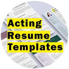 Acting Resume Templates Nursing Resume Template, Simple Resume Template, Nursing Resume, Simple Resume, Resume Design Template