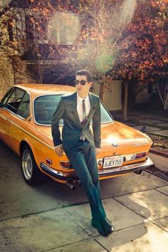 Car Photoshoot Men, Bmw E9, Divine Masculine, Dapper Gentleman