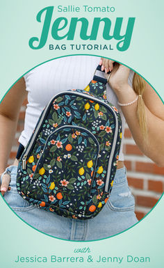 Save this & Discover How to Make our Easy Crossbody Sallie Tomato Jenny Bag! Dive into the world of Sallie Tomato, a brand of sewing patterns designed by Jessica Barrera, and create custom accessories from your favorite fabrics. Teachers Bag Pattern, Sally Tomato Patterns, Mini Backpack Sewing Pattern Free, Free Bag Sewing Pattern Pdf, Sallie Tomato Patterns, Free Sling Bag Pattern, Quilted Crossbody Bag Pattern, Free Crossbody Bag Pattern, Sew Bags Patterns Free