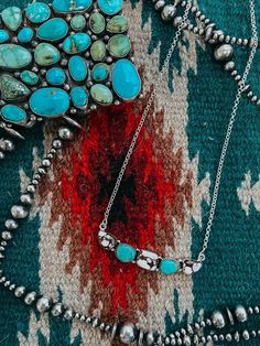 Sterling silver wildhorse turquoise Kingman turquoise NON NATIVE but all genuine stones and sterling Turquoise Bar Necklace, Wild Horse, Stacked Jewelry, Kingman Turquoise, Western Jewelry, Stamp Making, Silver Turquoise, Bar Necklace