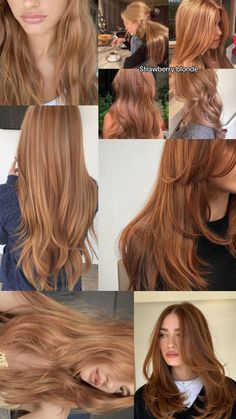 Naturally Wavy Hair Cuts, Ginger Hair Dyed, Light Strawberry Blonde, Hair Projects, Hair Curling Tips, Dyed Red Hair, Ginger Hair Color