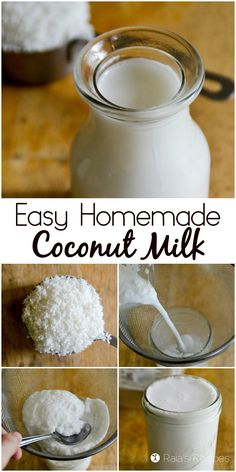 how to make homemade coconut milk