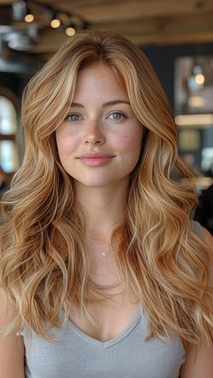 25 Strawberry Blonde Hair Shades That Will Leave You Feeling Berry Beautiful Cool Tone Strawberry Blonde Hair, Blonde With Strawberry Blonde Lowlights, Ginger Highlights, Cherry Blonde, Devney Perry, Hairstyle 2024, Women's Haircut, Blonde Lowlights