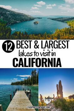 the best and largest lakes to visit in california