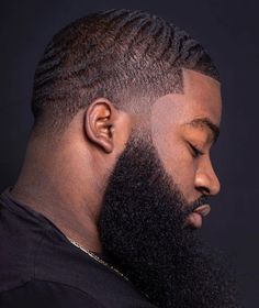 Cool Beards, Black Men Beard Styles, Men Fade Haircut Short, Popular Mens Haircuts, Waves Haircut, Beard Haircut, Black Men Beards, Best Beard Styles, Beard Game