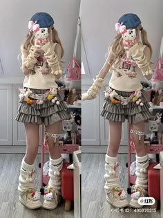 Shorts Outfits Aesthetic, Outfits Aesthetic Grunge, Fashion Grunge, Harajuku Outfits, Gyaru Fashion, Shorts Outfits, Easy Trendy Outfits, Grunge Goth