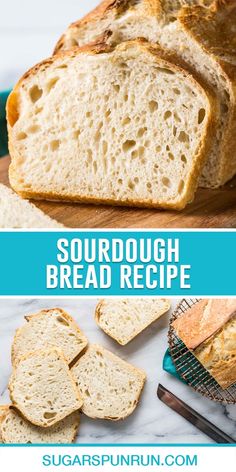 this sourdough bread recipe is so good and easy to make