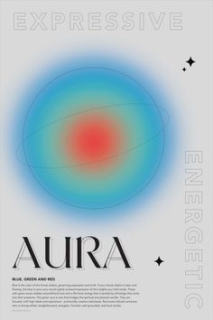 an advertisement with the word aura on it