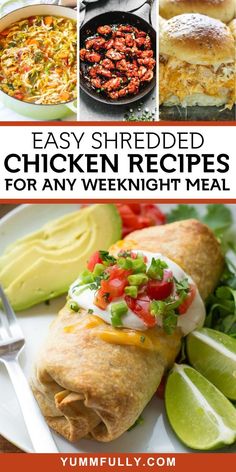 easy shredded chicken recipes for any weeknight meal