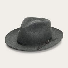 The Ultralight Stratoliner Fedora | Stetson Classic Unlined Flat Brim Fedora, Classic Brimmed Unlined Fedora, Wide Brim Fedora For Fall, Flat Crown Fur Felt Fedora, Classic Curved Brim Felt Hat For Fall, Fitted Flat Crown Fedora For Fall, Classic Felt Hat With Curved Brim For Fall, Fitted Fedora Hats For Fall, Classic Curved Brim Fedora For Fall