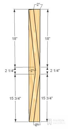 a diagram showing the width of a wooden post