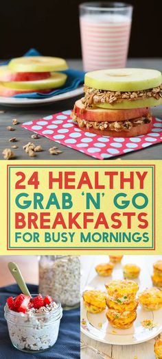 healthy grab n go breakfasts for busy mornings