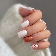 January Nail Designs, Holiday Acrylic Nails, Milky Nails, Manicure Gel, Nagel Tips, Summery Nails, Girly Acrylic Nails